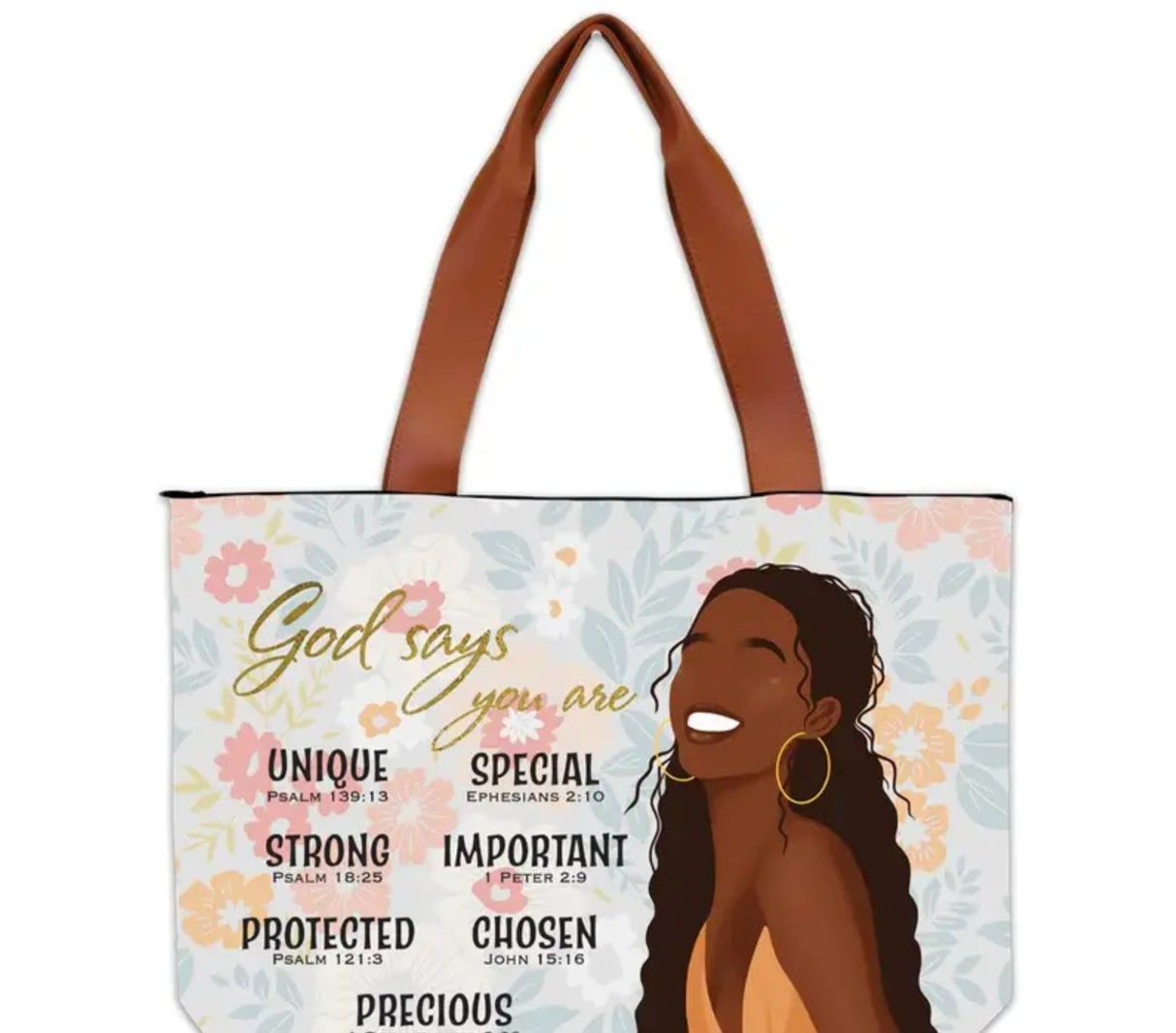 God Says I AM Canvas Bag
