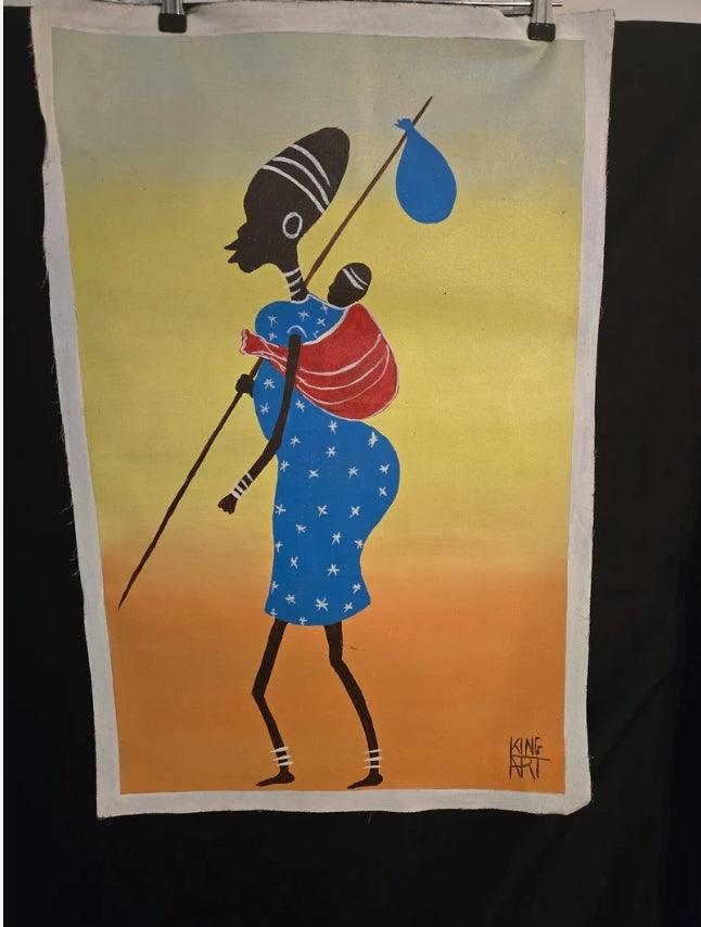 Large Mother & child Painting #72 - Ase Origins