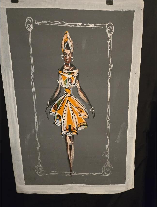 Large African Woman Painting #23 - Ase Origins