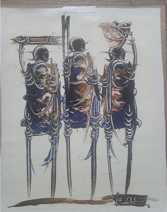 Small Kenyan Painting - Ase Origins