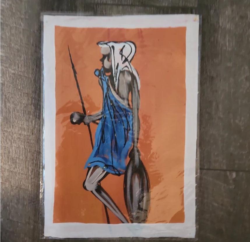 Small Ghanaian Painting #3 - Ase Origins