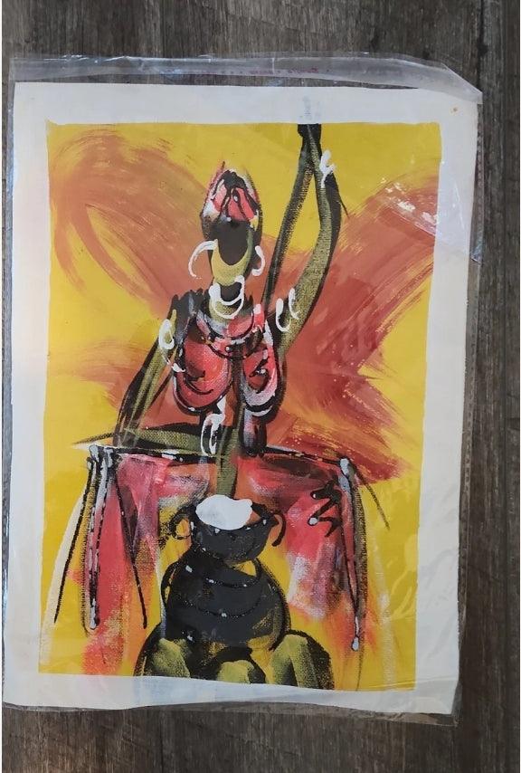 Small Ghanaian Painting #20 - Ase Origins