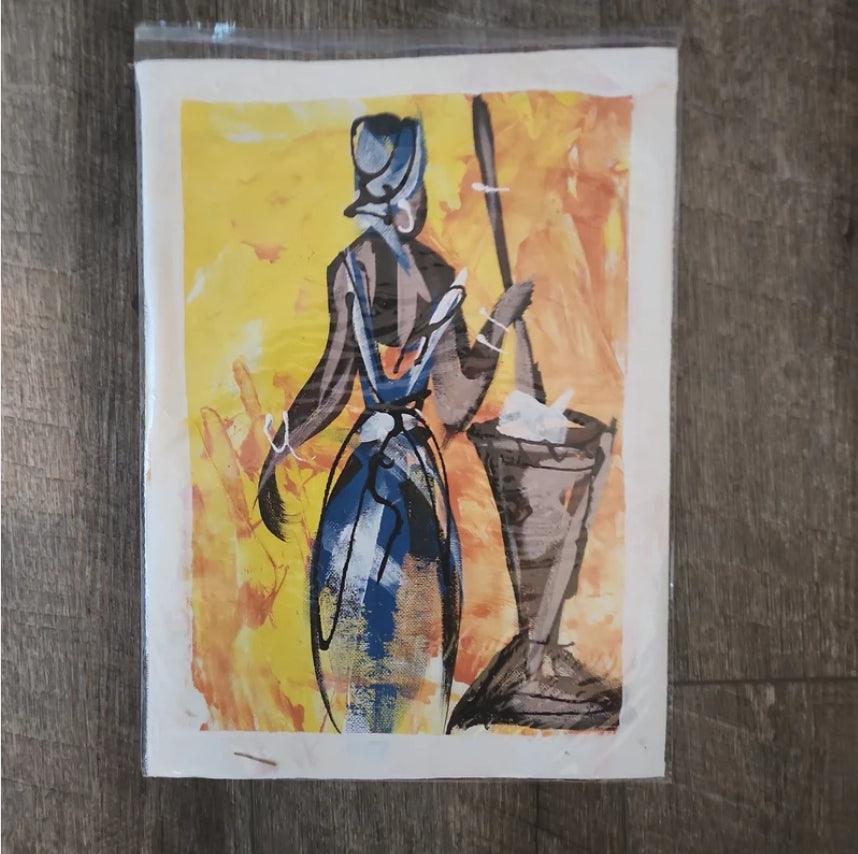 Small Ghanaian Painting #26 - Ase Origins