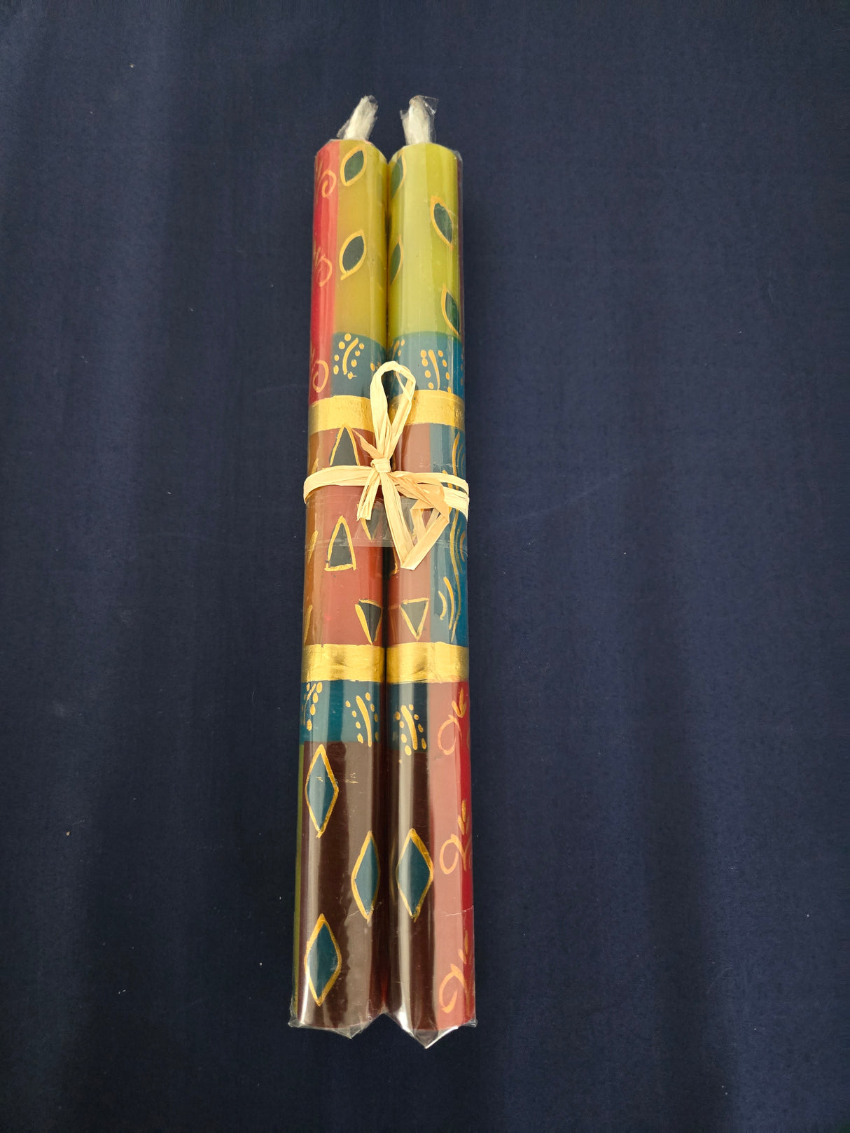 South African Unscented Candle Stick Pair