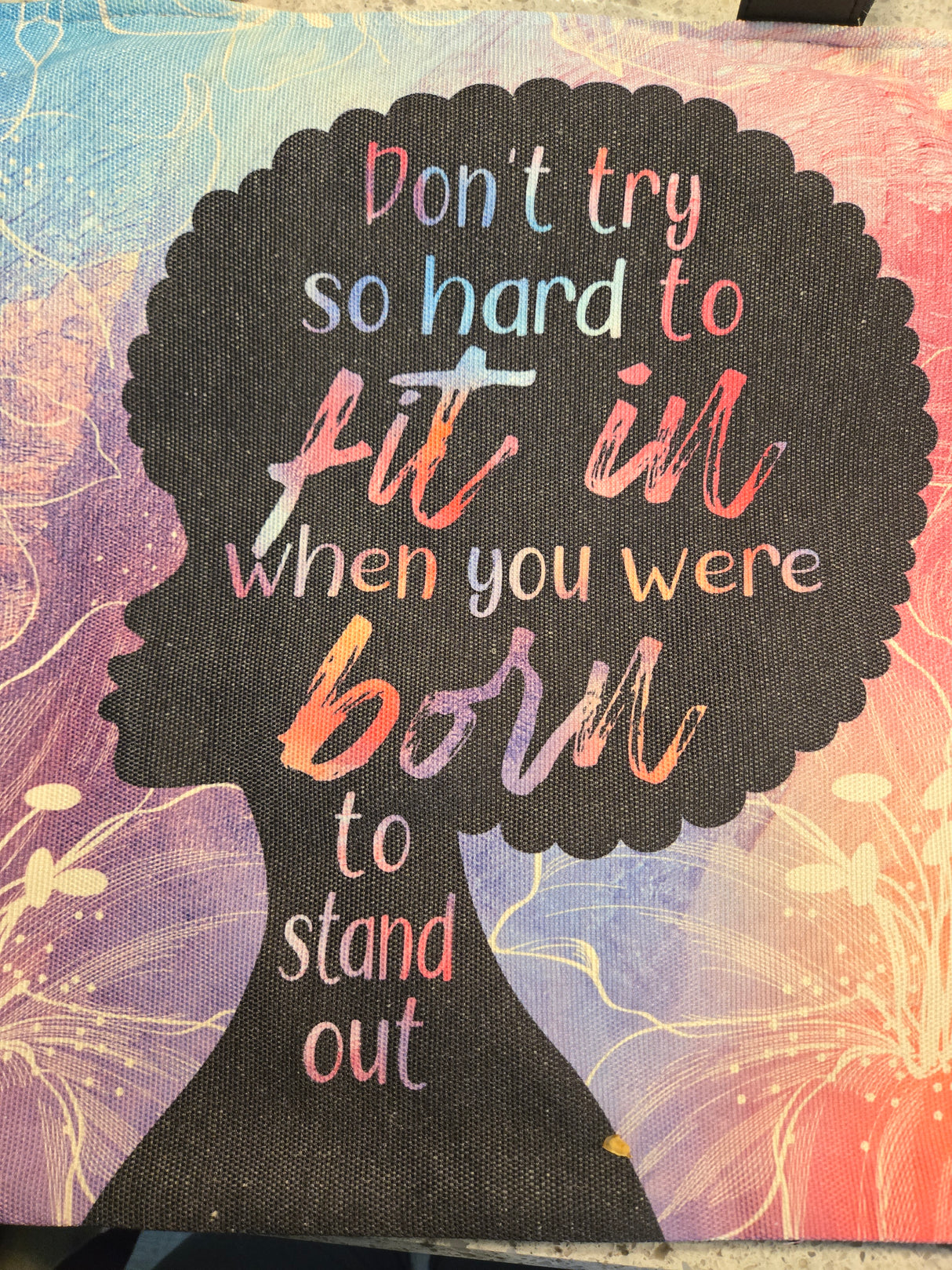 Born to Stand Out Canvas Bag