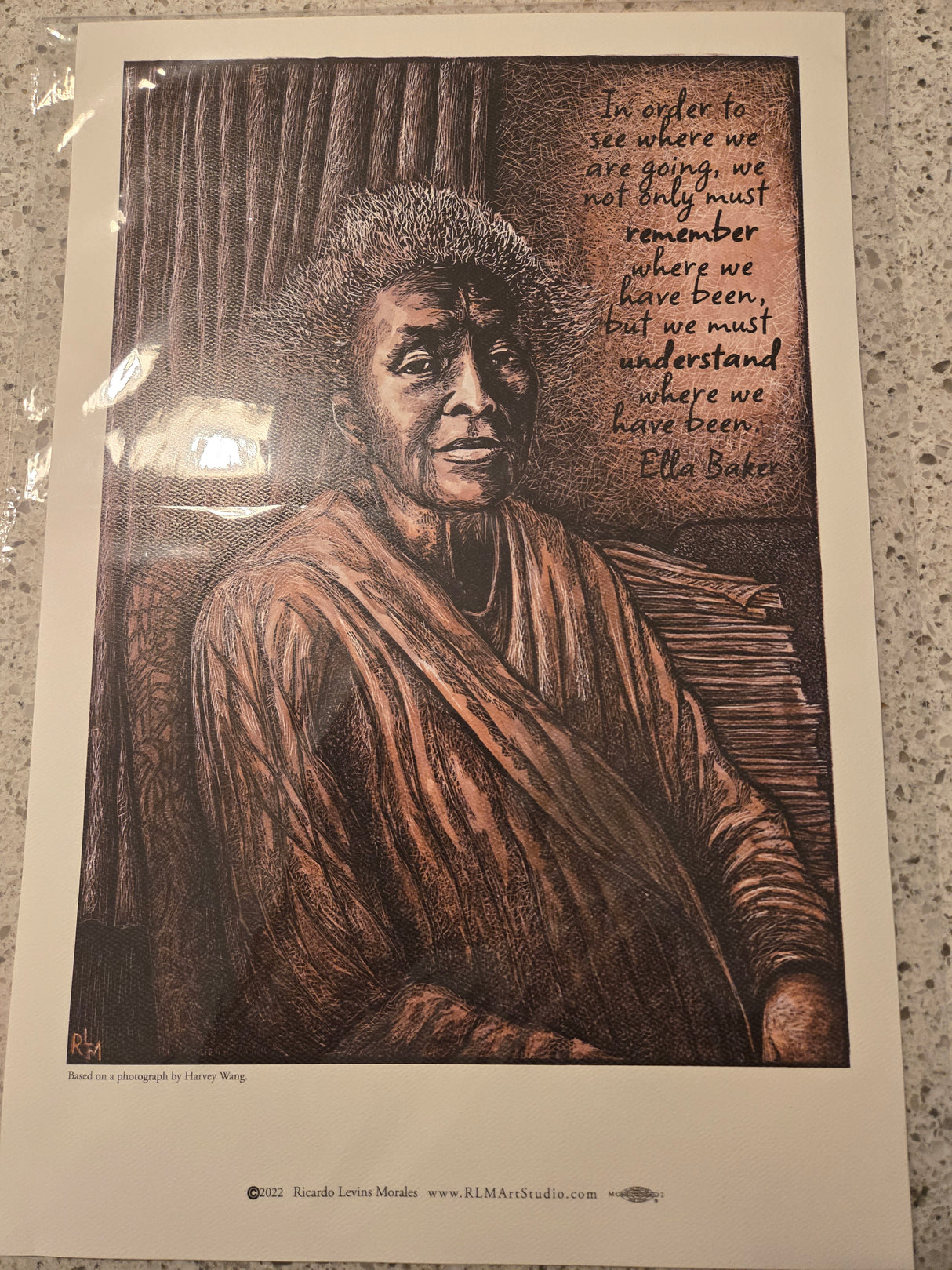 Ella Baker Art Print