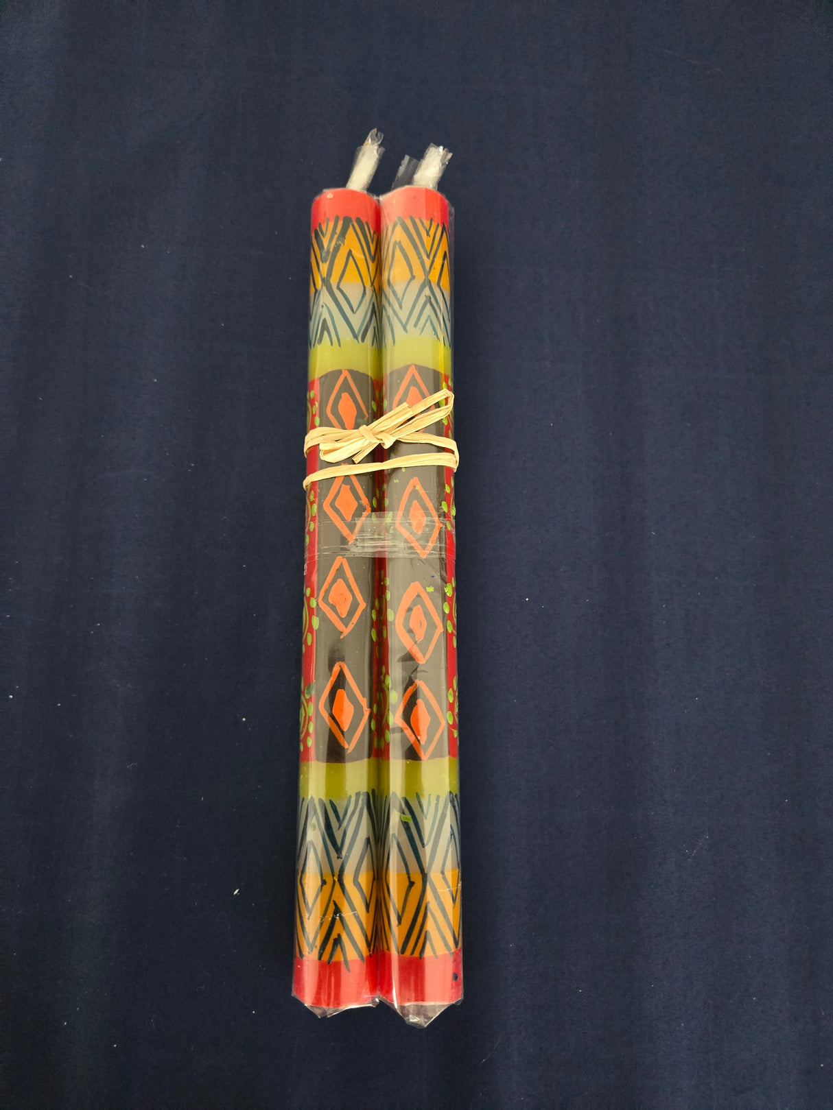 South African Unscented Candle Stick Pair