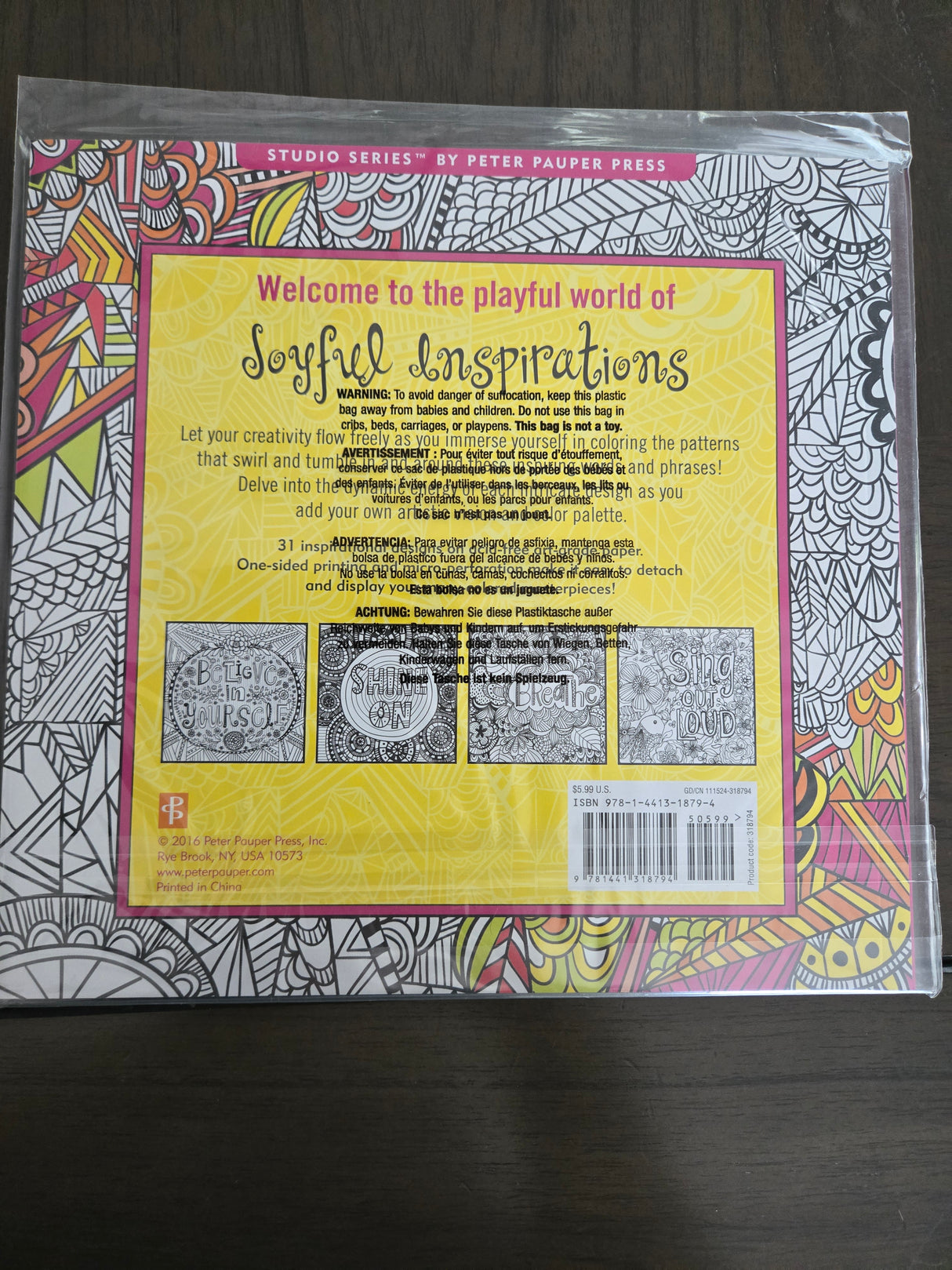 Joyful Inspirations Coloring Book