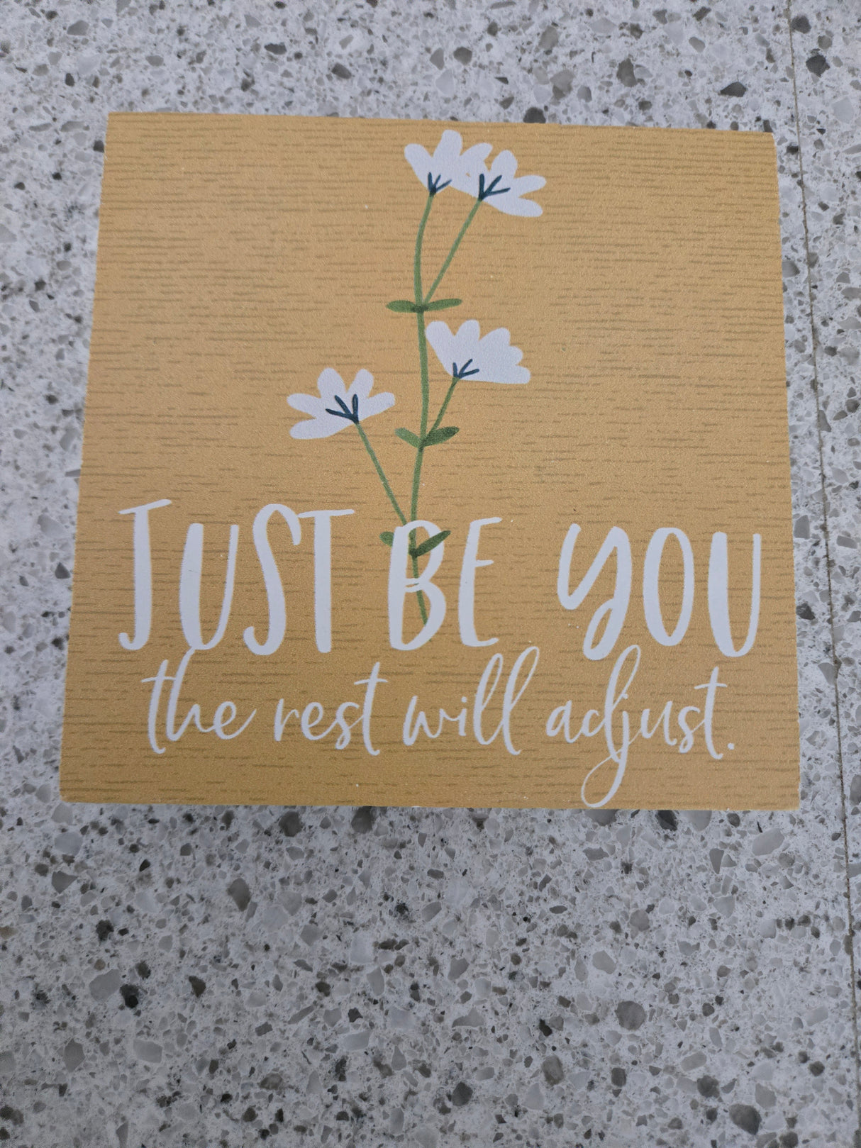 Just Be You... Wood Square