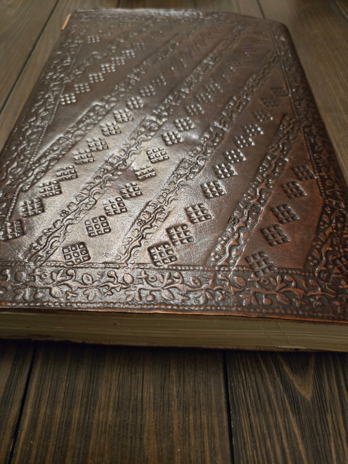 Leather Seven Chakras Journal