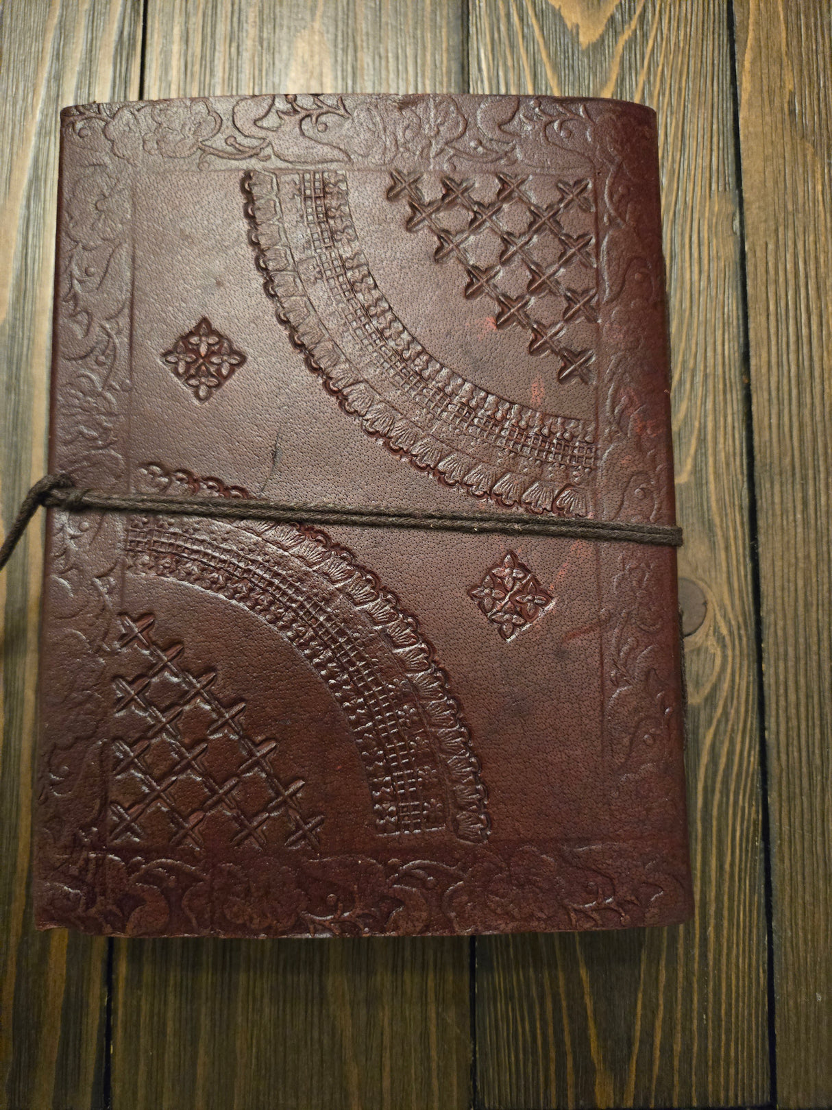 Leather Peacock Journal