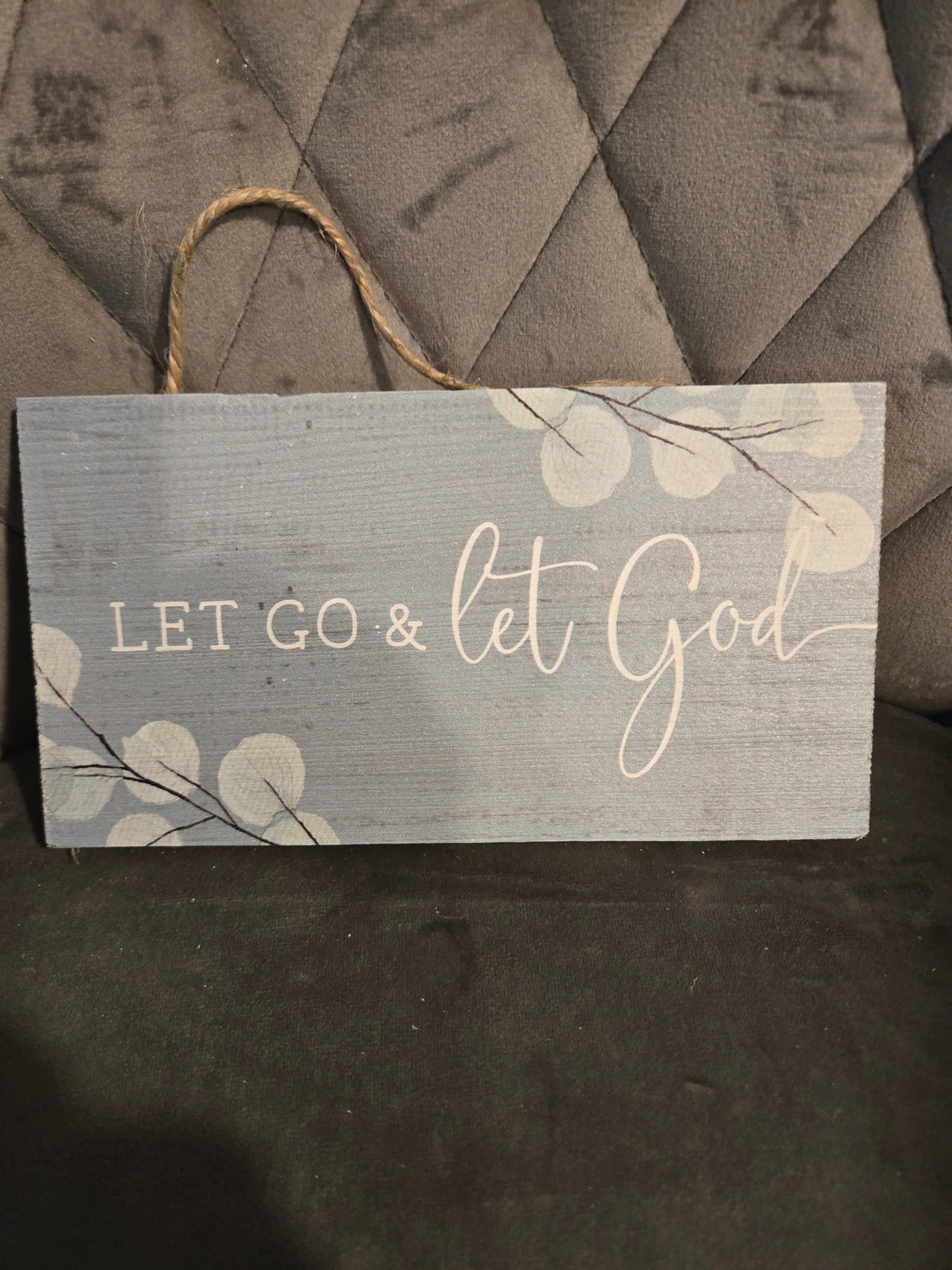 Let God.Let God... Wood Wall Decor