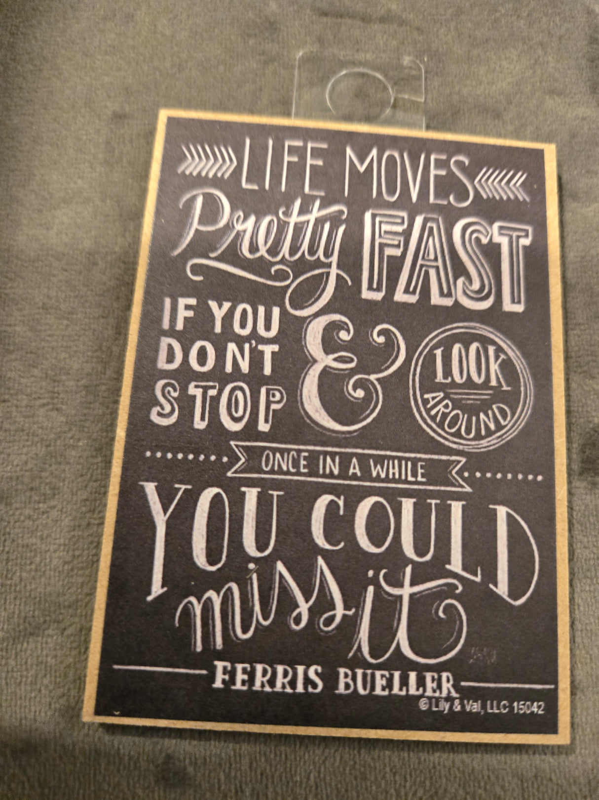 Life Moves Pretty Fast.. Magnet