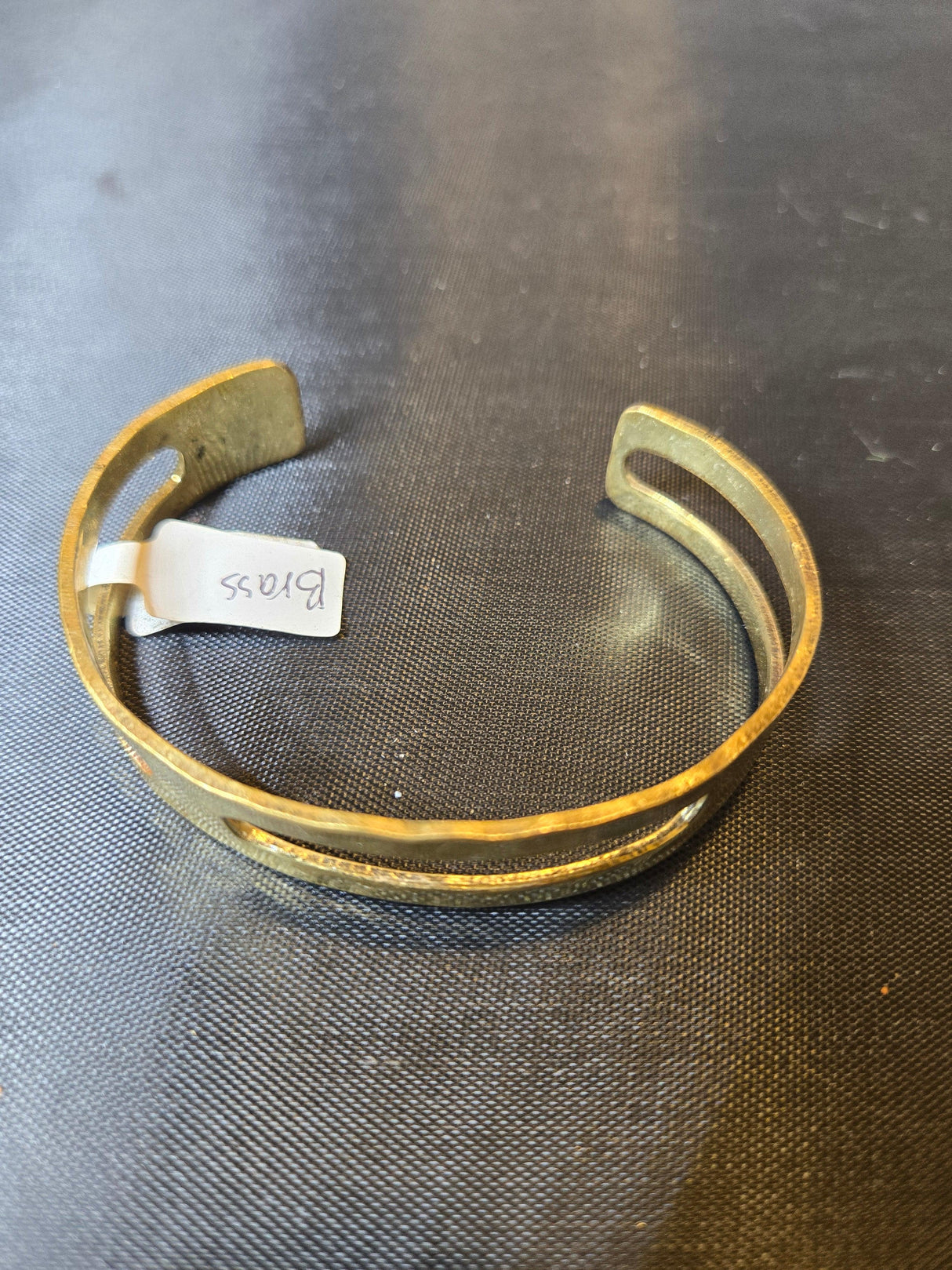 Hammered Brass Bracelet - Ase Origins