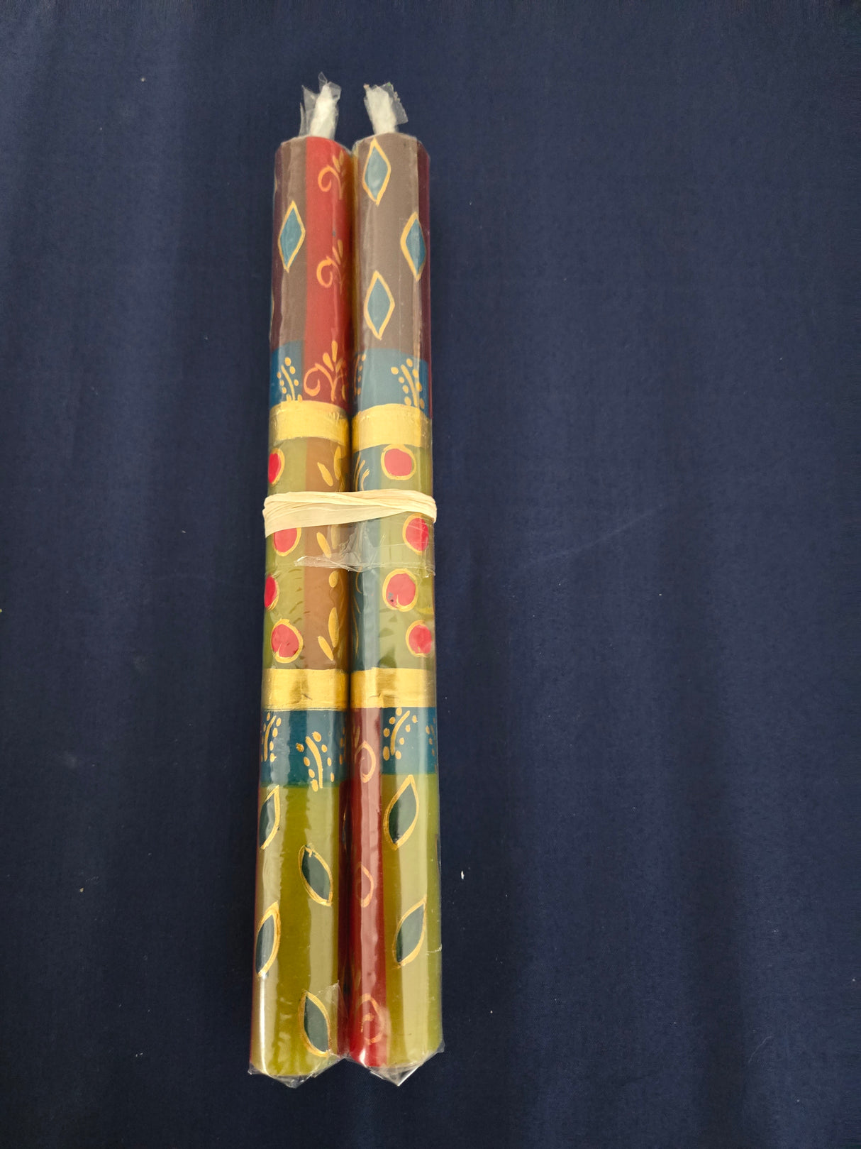 South African Unscented Candle Stick Pair