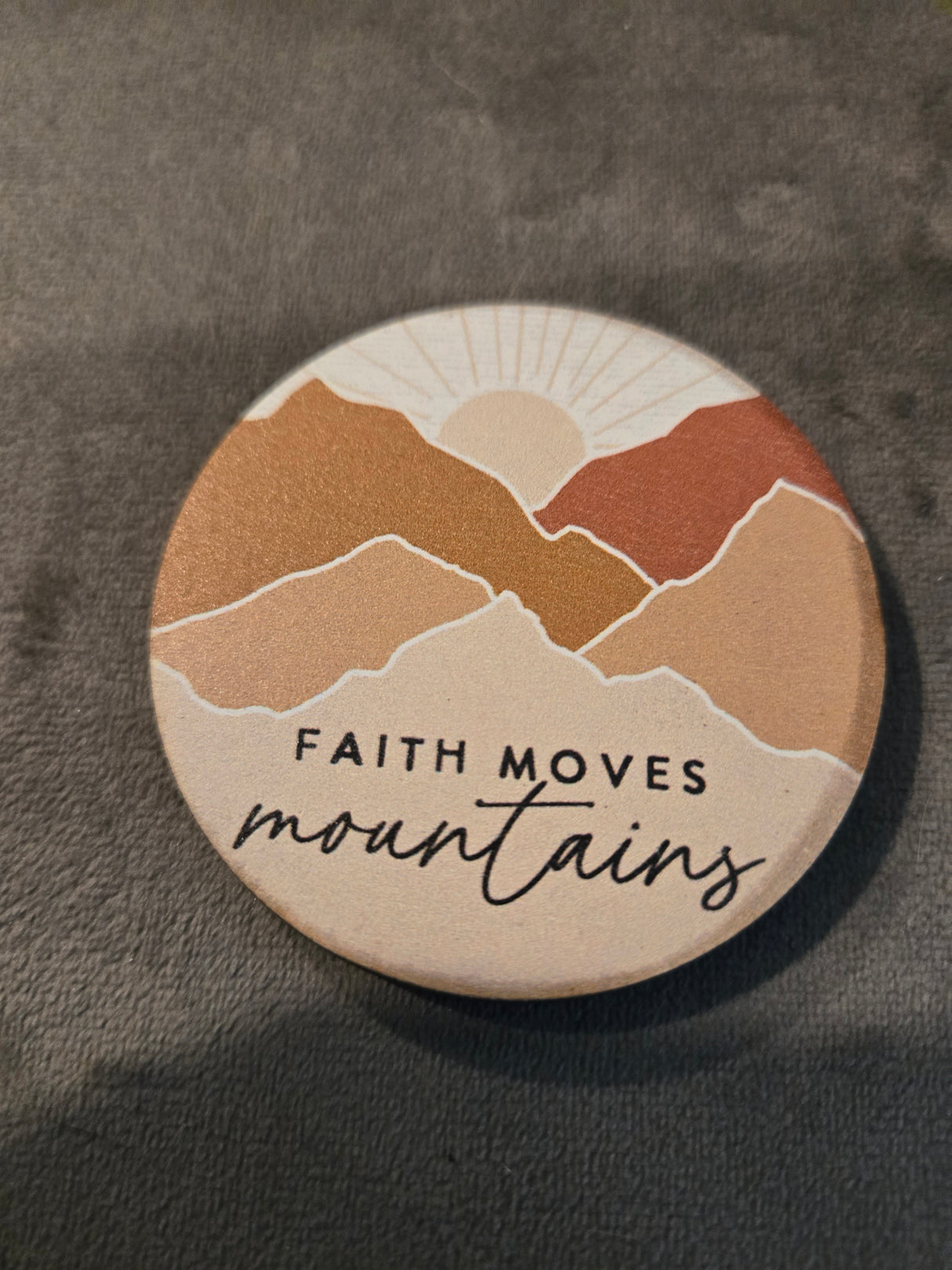 Faith Moves Mountains Magnet
