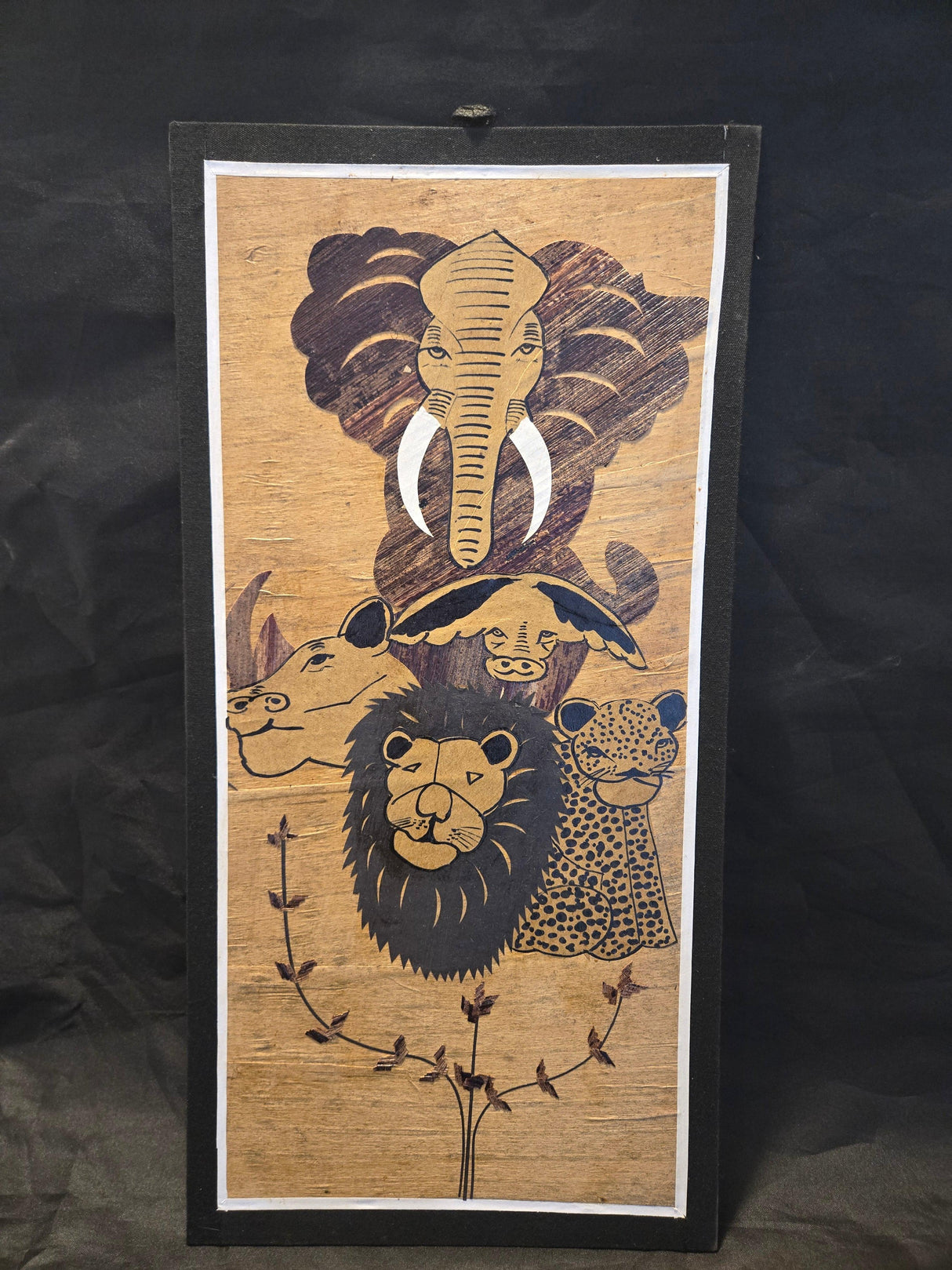 The Big Five Banana Leaf Collage - Ase Origins