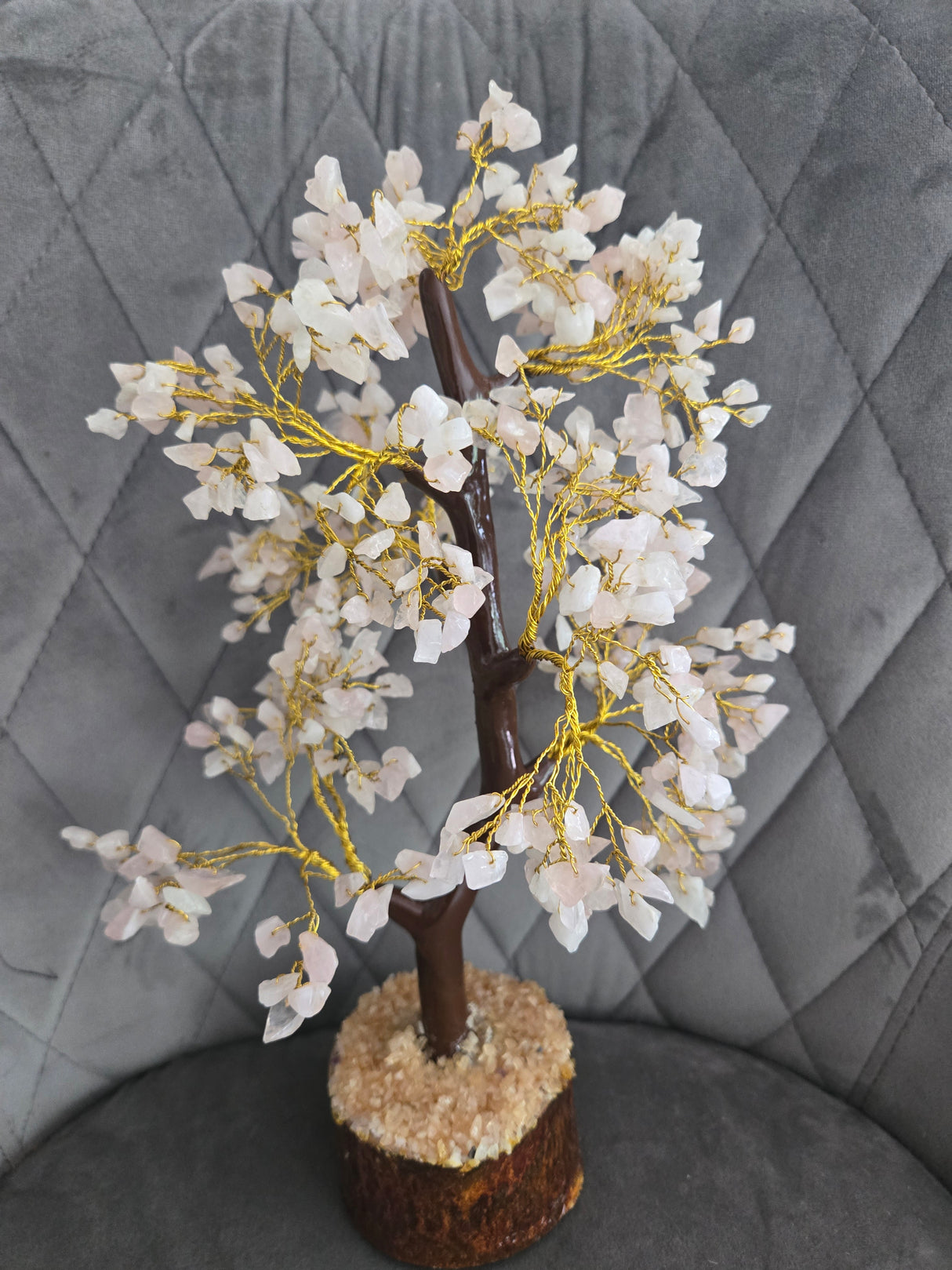 Rose Quartz Tree of Life- Large