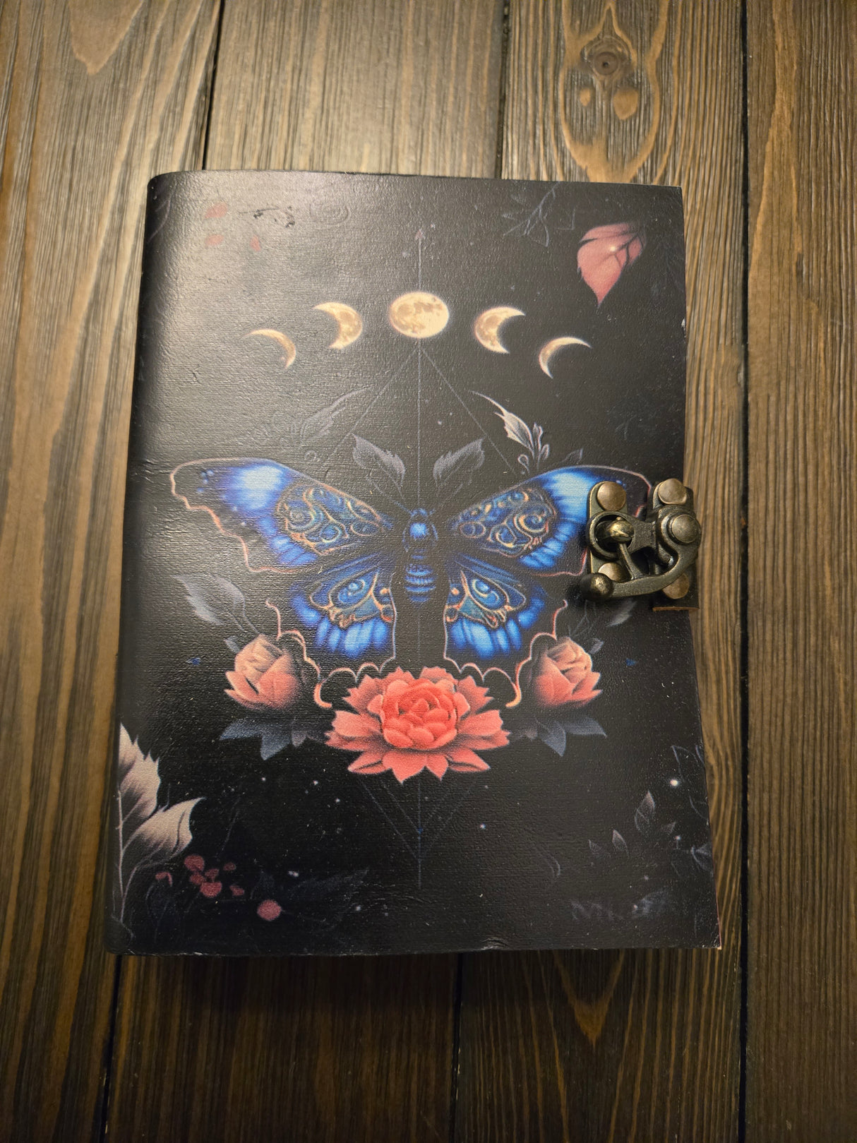 Leather Luna Butterfly Journal
