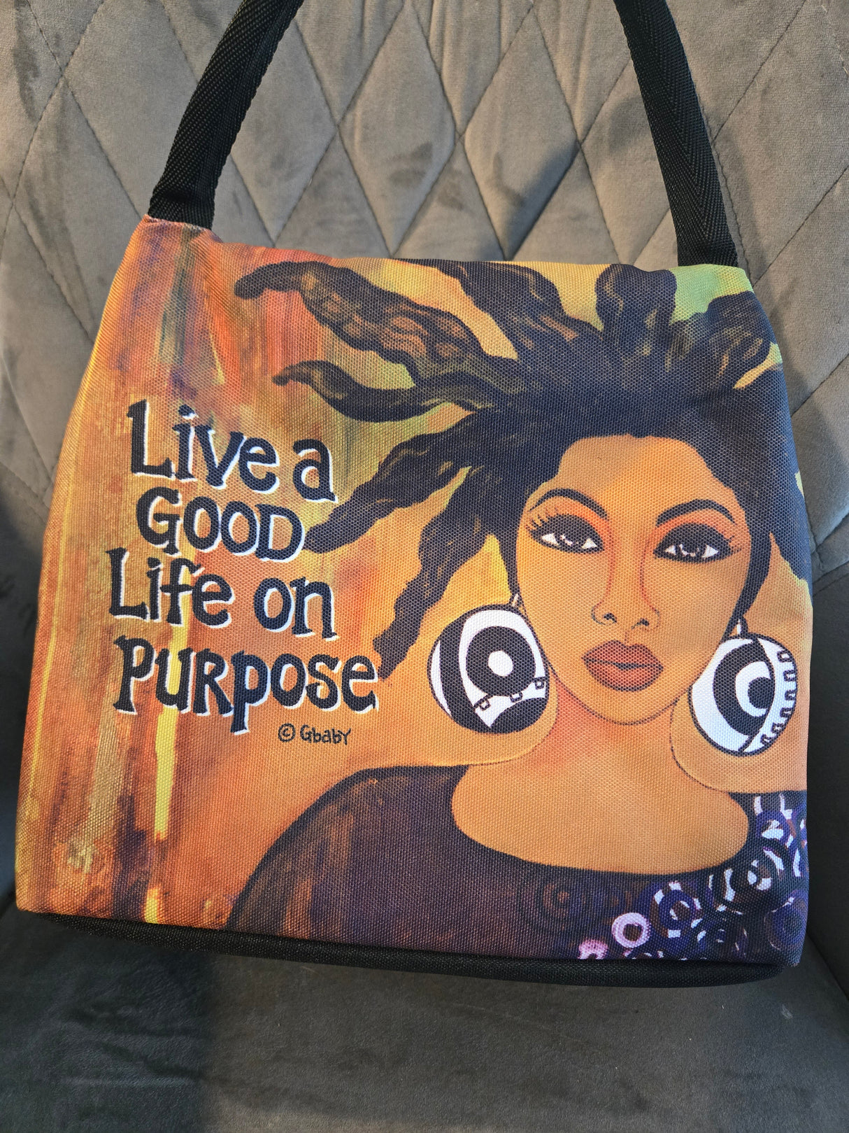 Live a Good Life on Purpose Lunch Bag