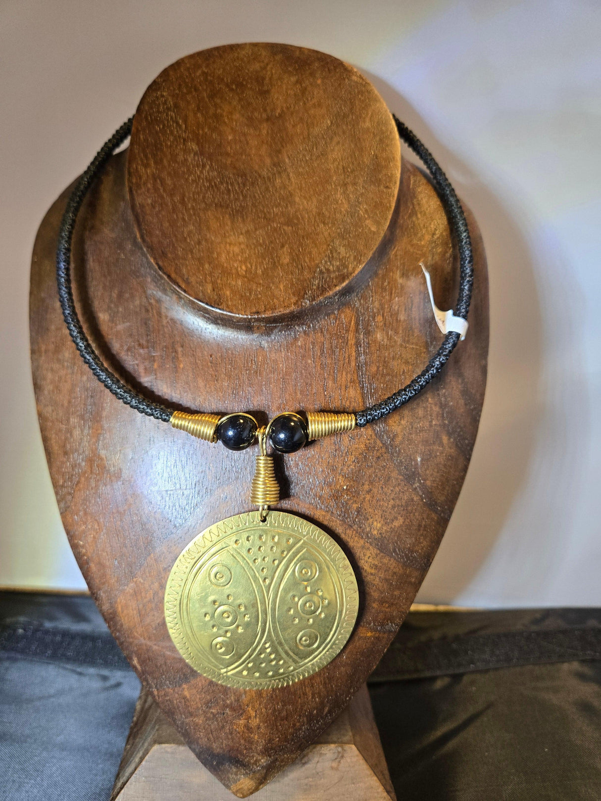 Brass Pendant Choker - Ase Origins