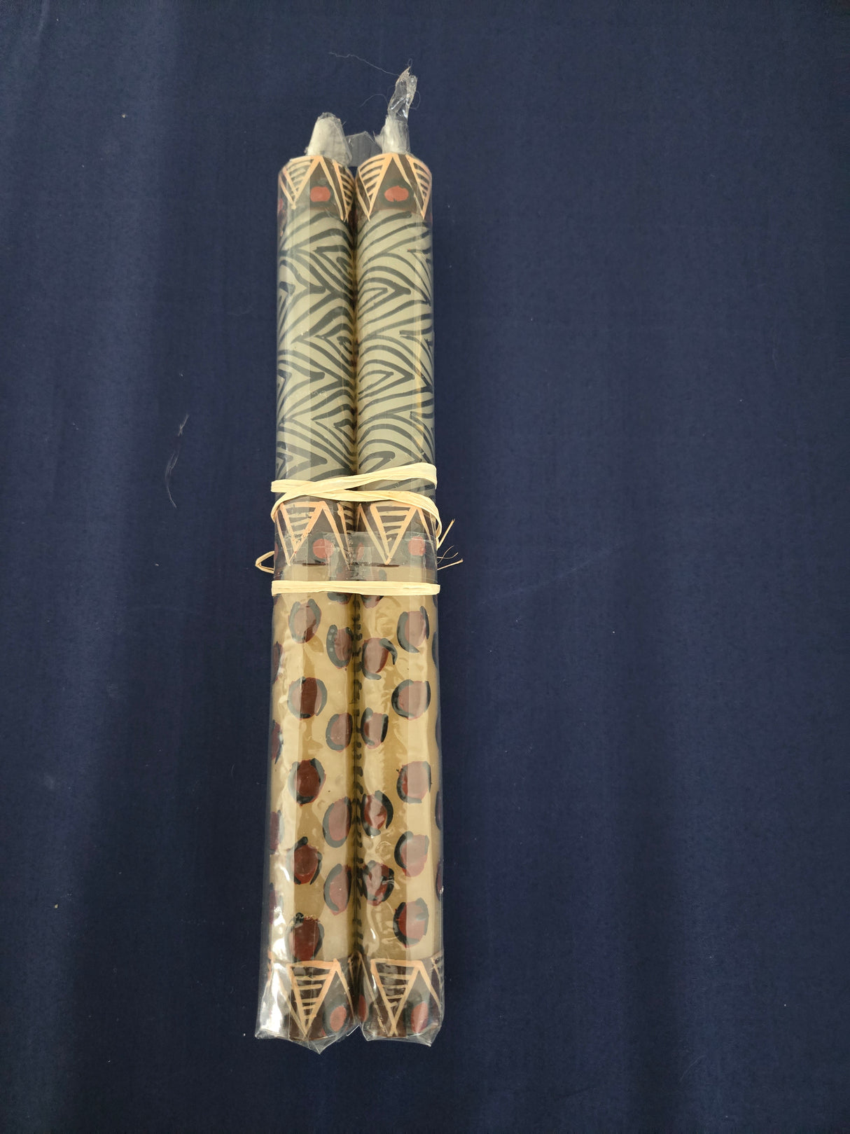 South African Unscented Candle Stick Pair