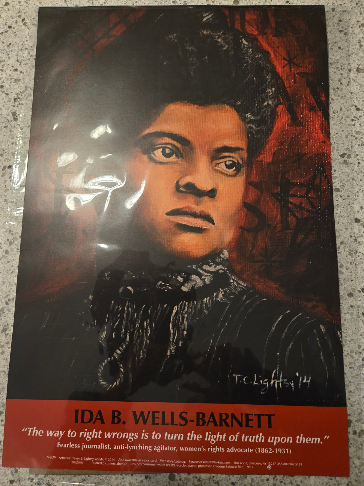 The Way to Right Wrongs Art Print