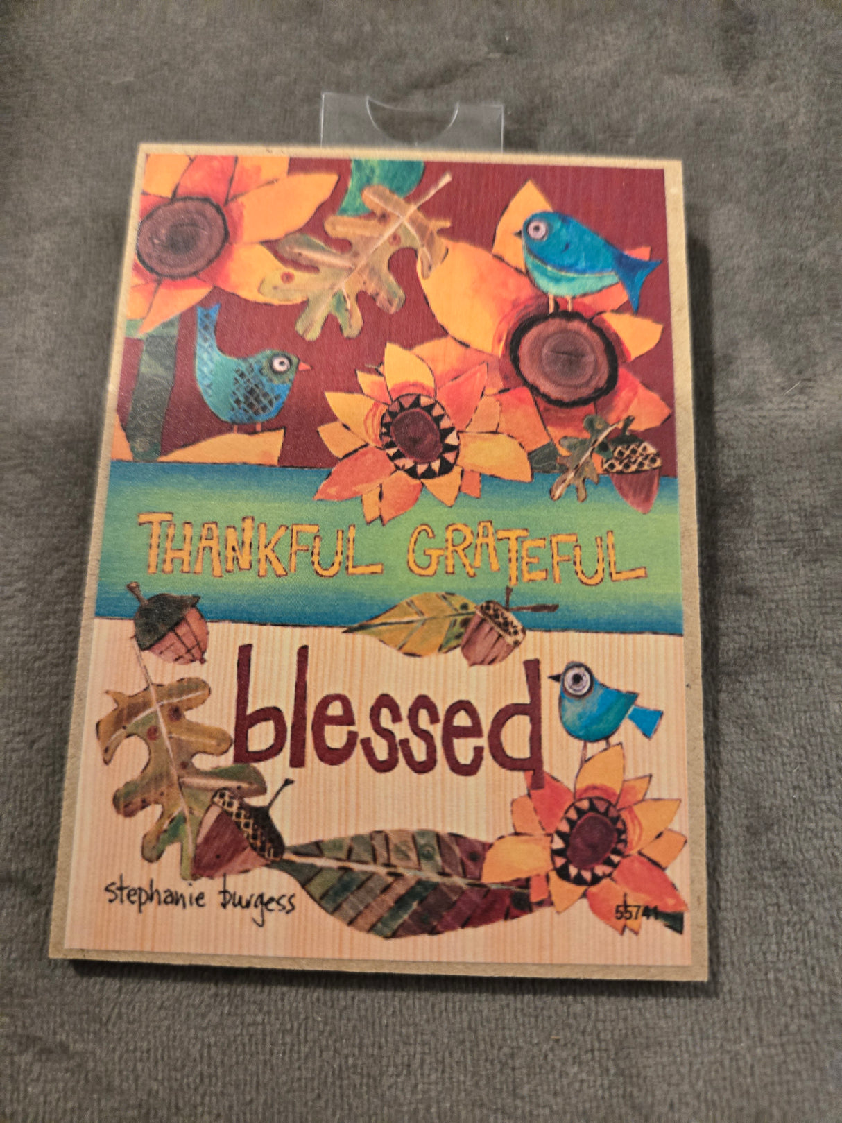 Thankful, Grateful, and Blessed Magnet