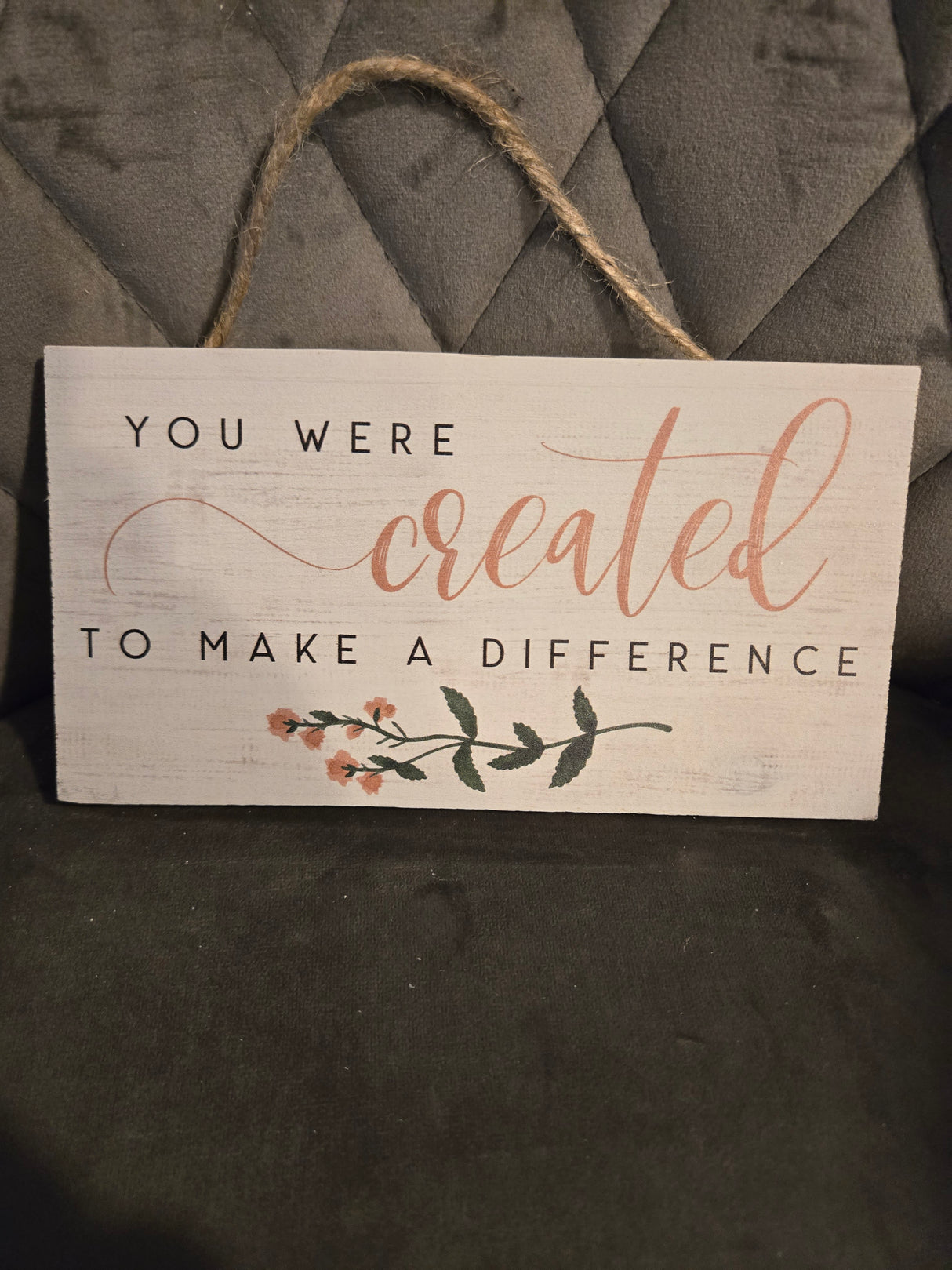 You were created... Wood Wall Decor