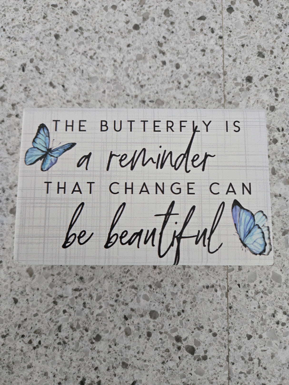 The Butterfly .....Wood Block