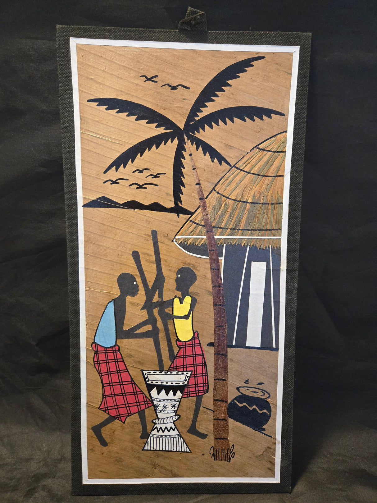 Working Together Banana Leaf Collage - Ase Origins