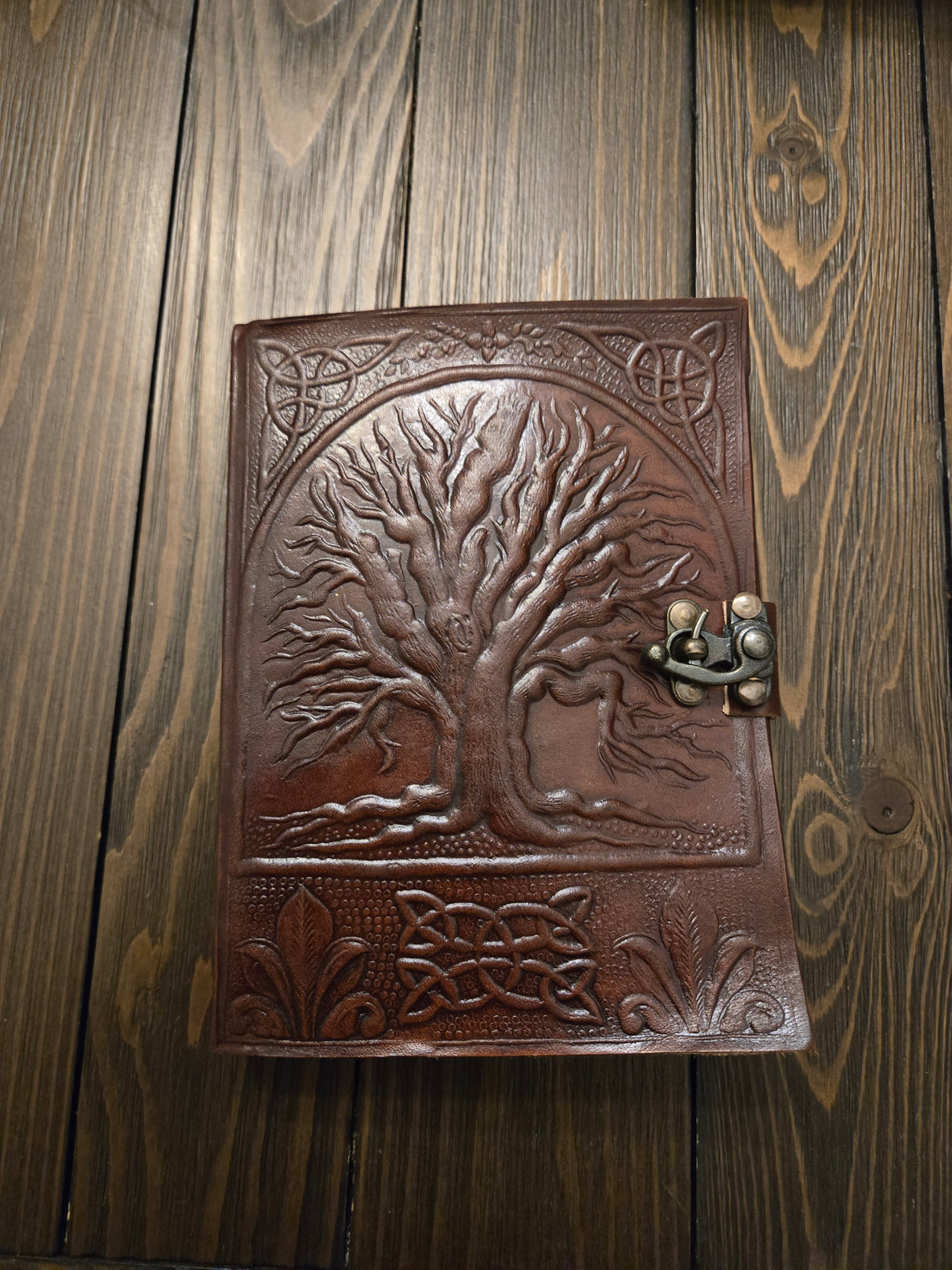 Leather Tree of Life Journal