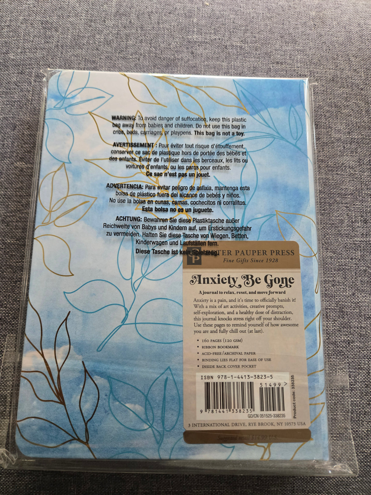 Anxiety Be Gone Journal