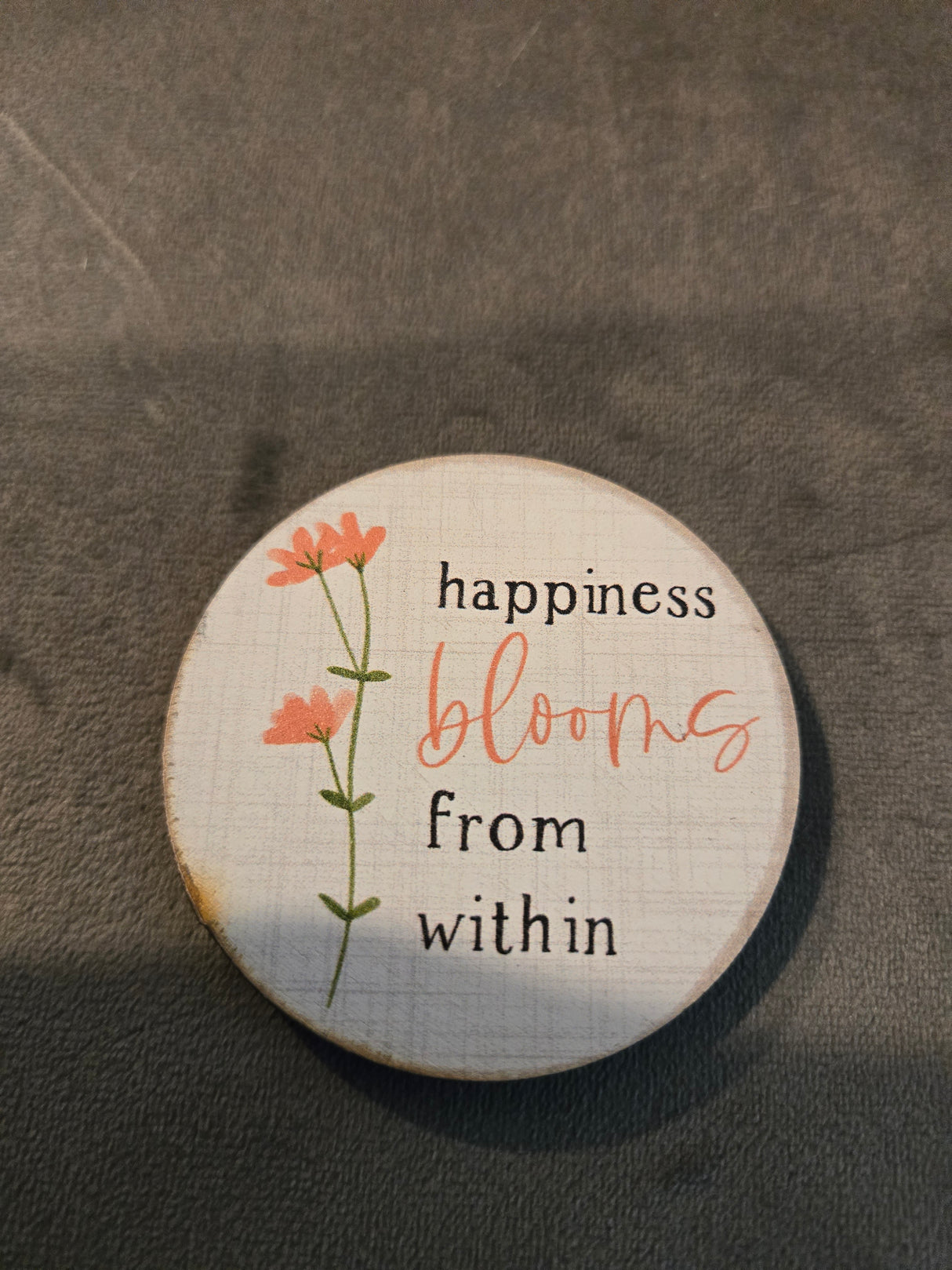 Happiness Blooms from Within Magnet