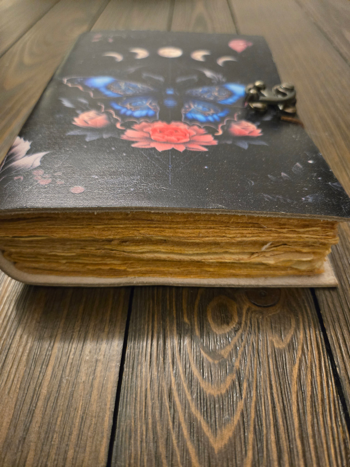 Leather Luna Butterfly Journal