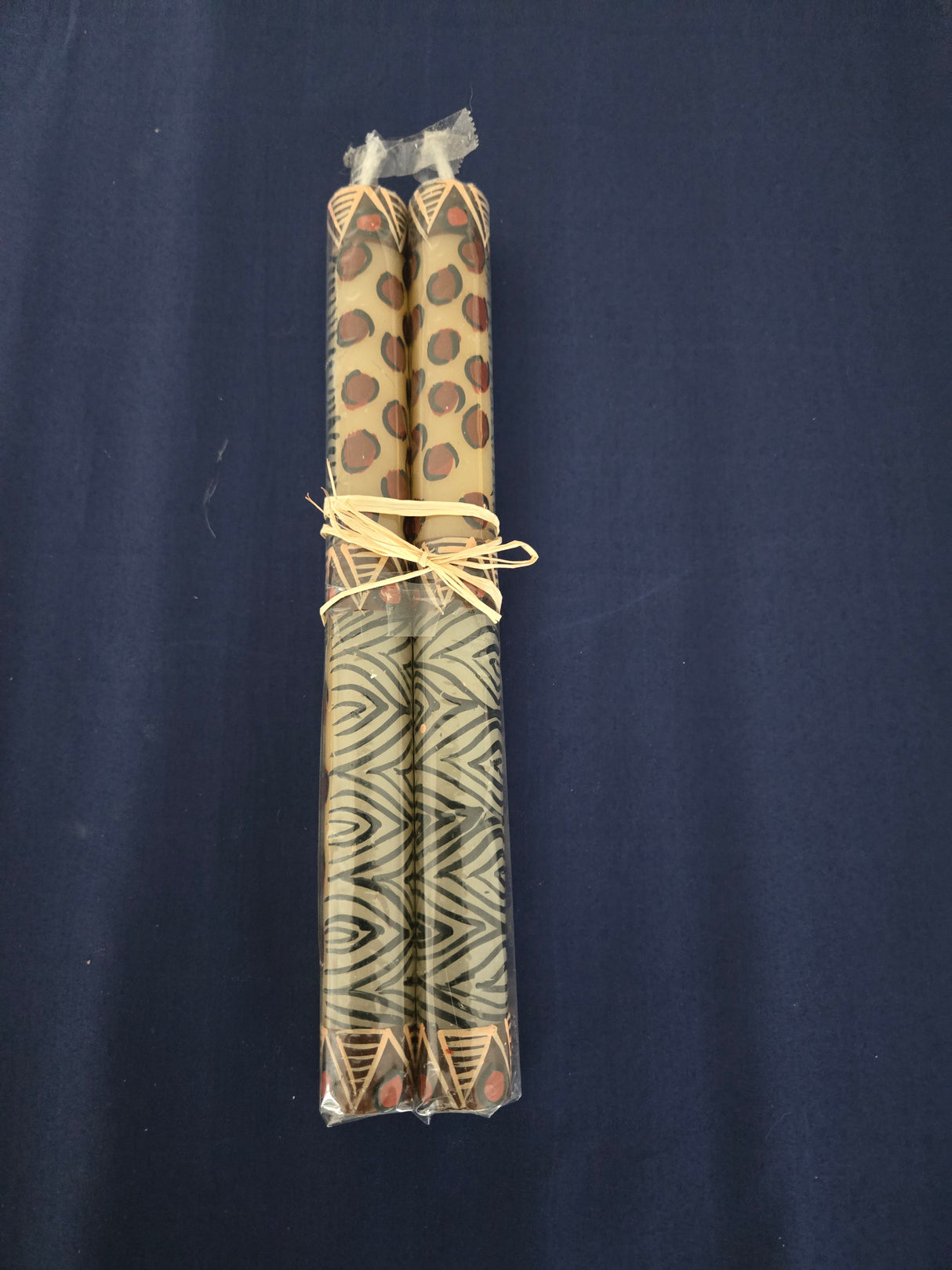 South African Unscented Candle Stick Pair