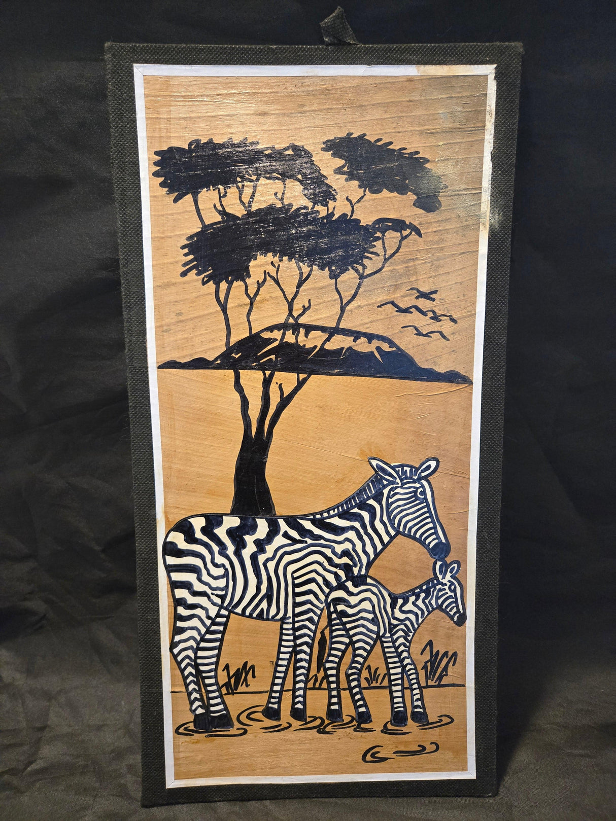 Zebras Banana Leaf Collage - Ase Origins