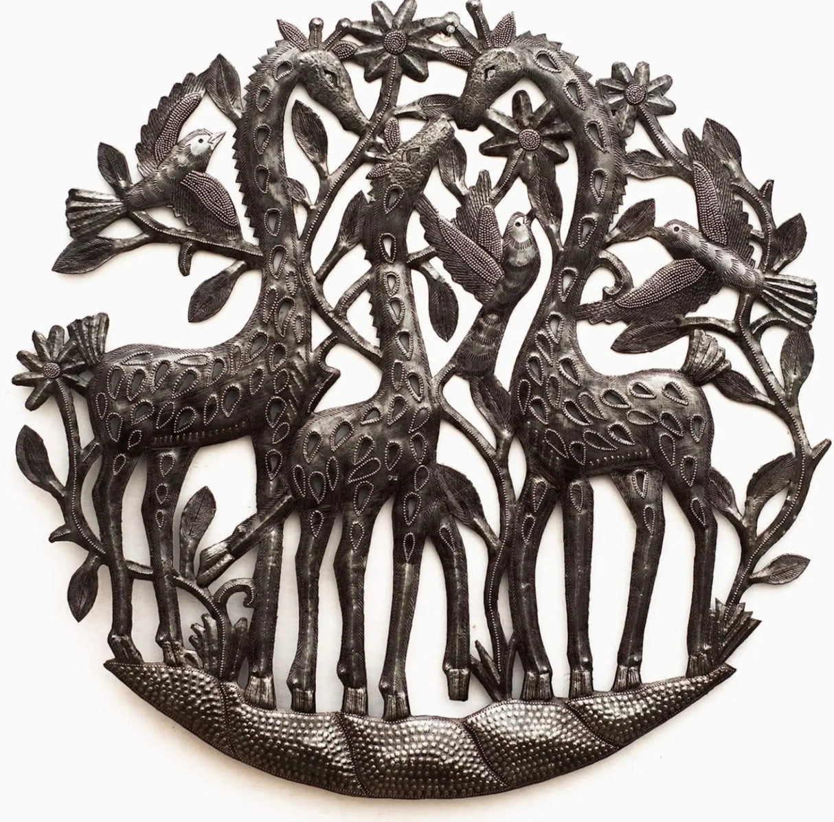Haitian Towering Giraffes 23"