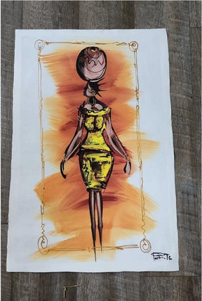 Large African Woman Painting #25 - Ase Origins