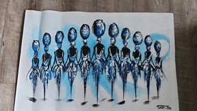Large together we stand Painting #38 - Ase Origins