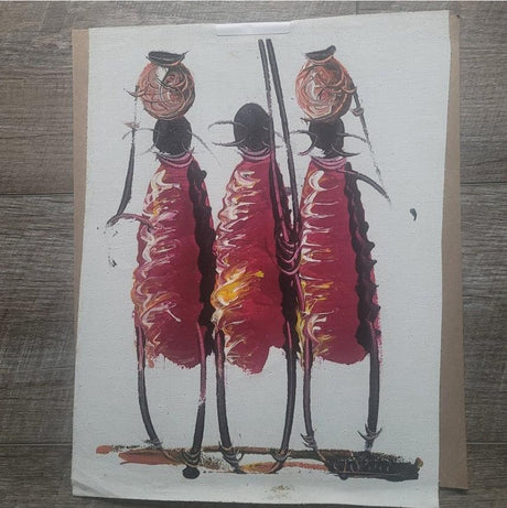Small Kenyan Painting - Ase Origins