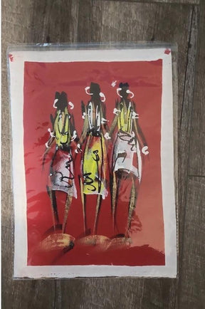 Small Trio of Woman Painting - Ase Origins