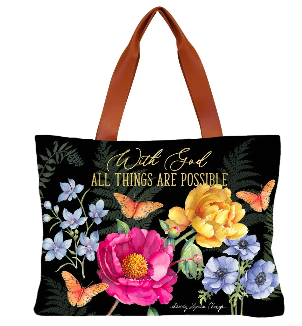 With God Canvas Bag
