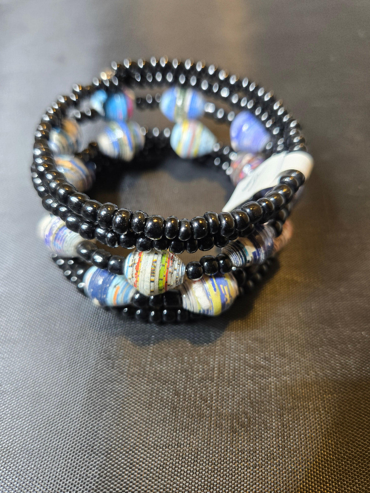 Paper Bead Wrap Bracelet - Ase Origins