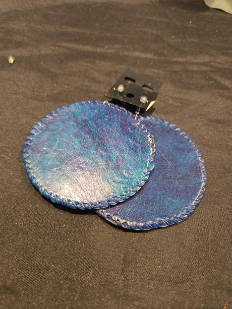 Large leather Earrings - Ase Origins