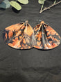 Large leather Earrings - Ase Origins