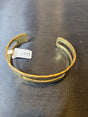 Hammered Brass Bracelet - Ase Origins