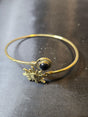 Sun Brass and stone Bracelet - Ase Origins