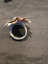 Leather Flower Ring - Ase Origins