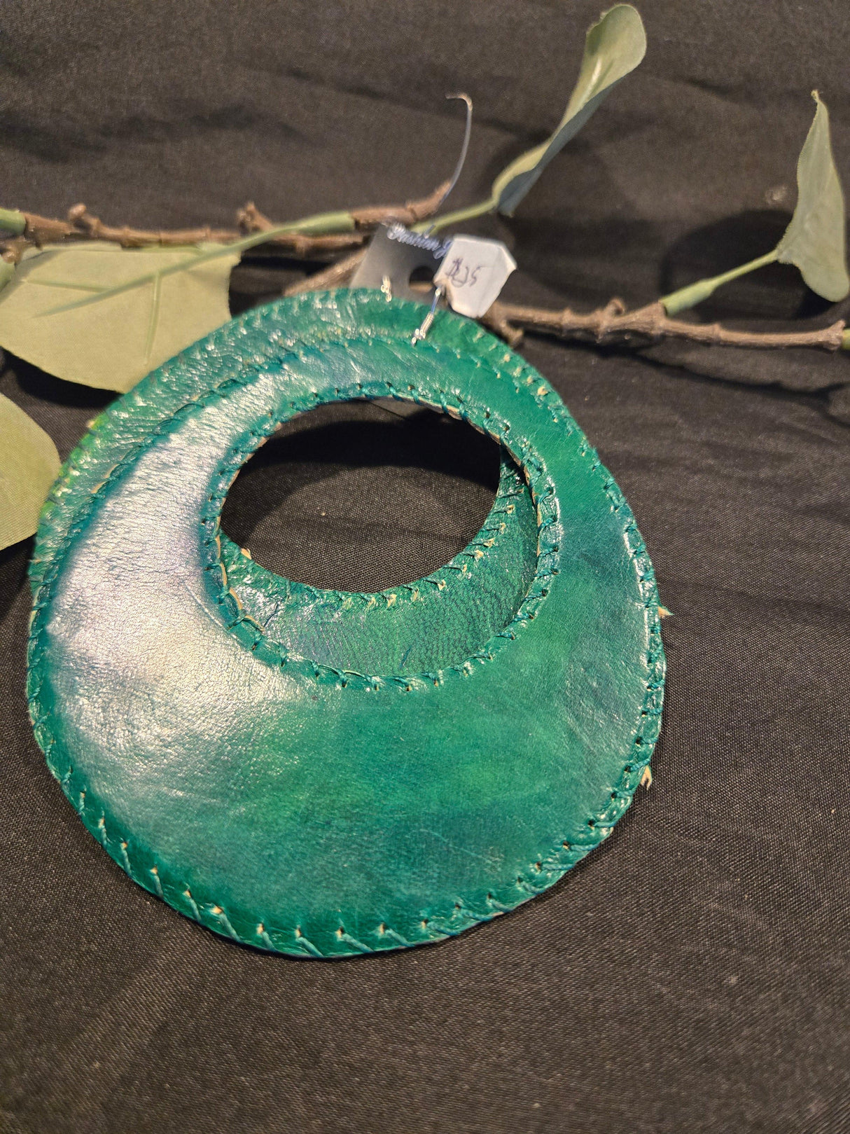 Large leather Earrings - Ase Origins